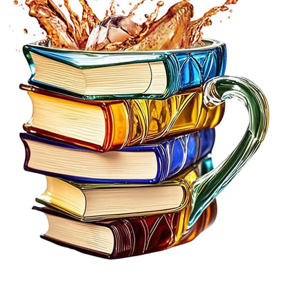Kaffeetasse Bücher Form Dekorativ