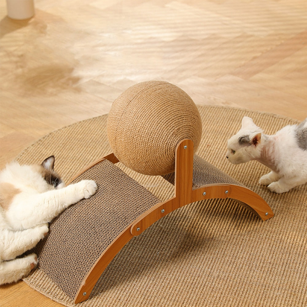Holz Kratzbrett für Katzen Spaß Spielzeug