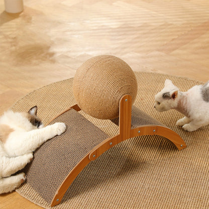 Holz Kratzbrett für Katzen Spaß Spielzeug