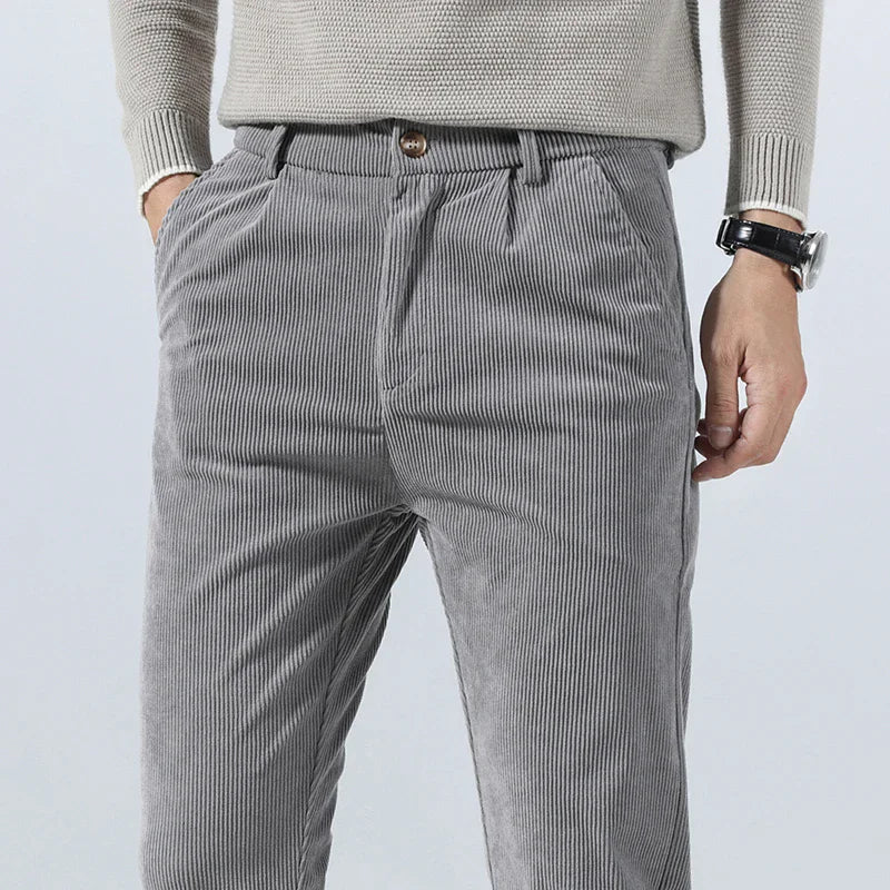 Graue Chino Hosen Modern Slim Fit