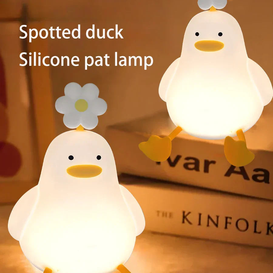 Blumen Ente Nachtlampe Süß Dekorationslicht
