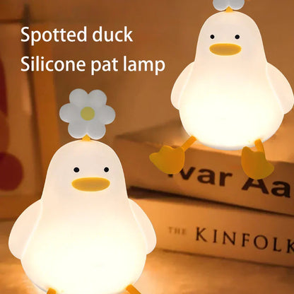 Blumen Ente Nachtlampe Süß Dekorationslicht