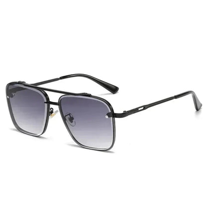 Herren Sonnenbrille Pilotenstil Quadratisch Trendy