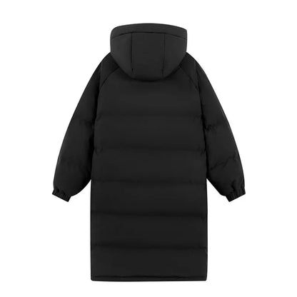 Damen Skijacke Lang Steppjacke Warm
