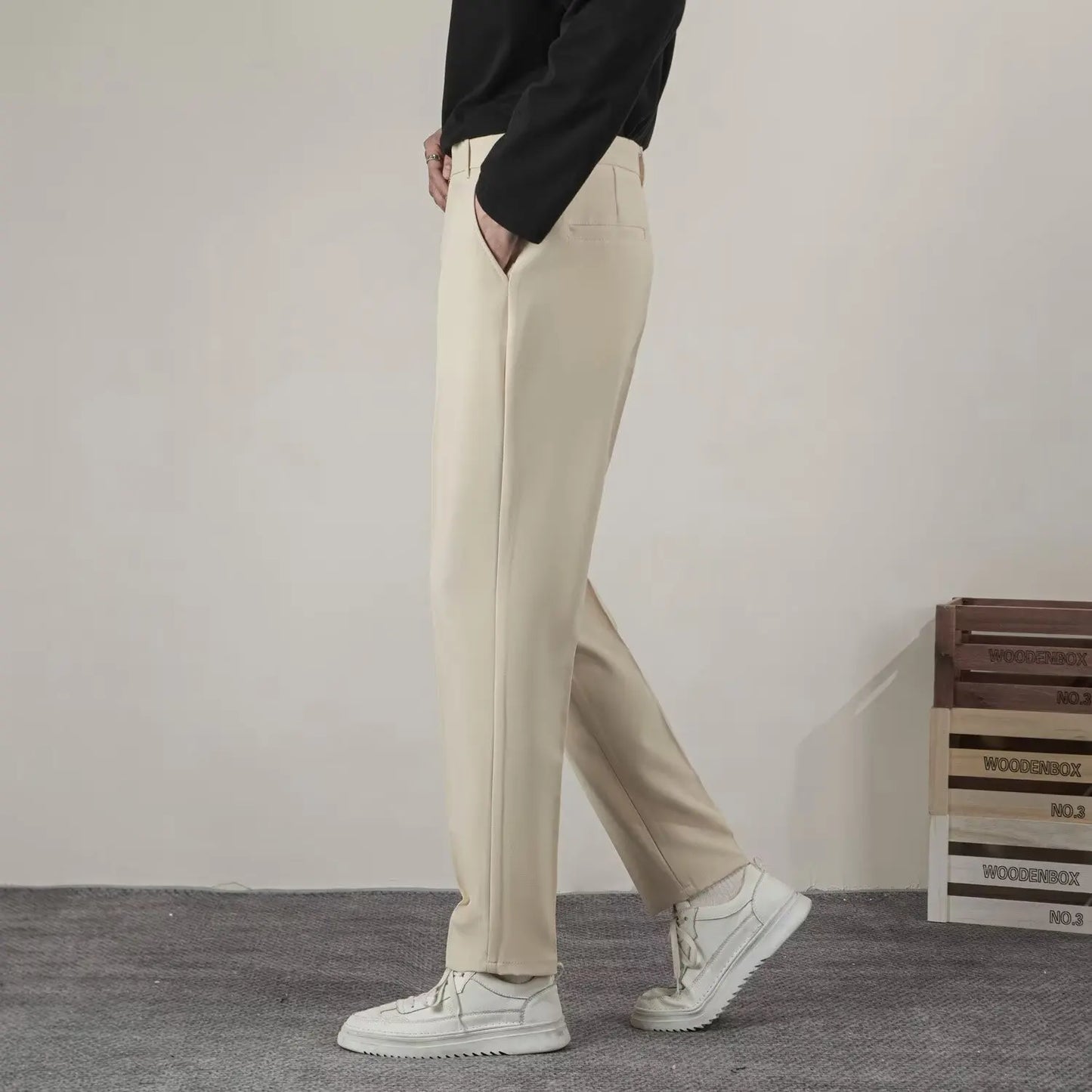 Herrenhosen Bürohosen Formal Elegant Slimfit