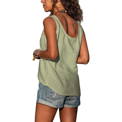 Elegantes Damen Tanktop Modern Frauen Oberteil