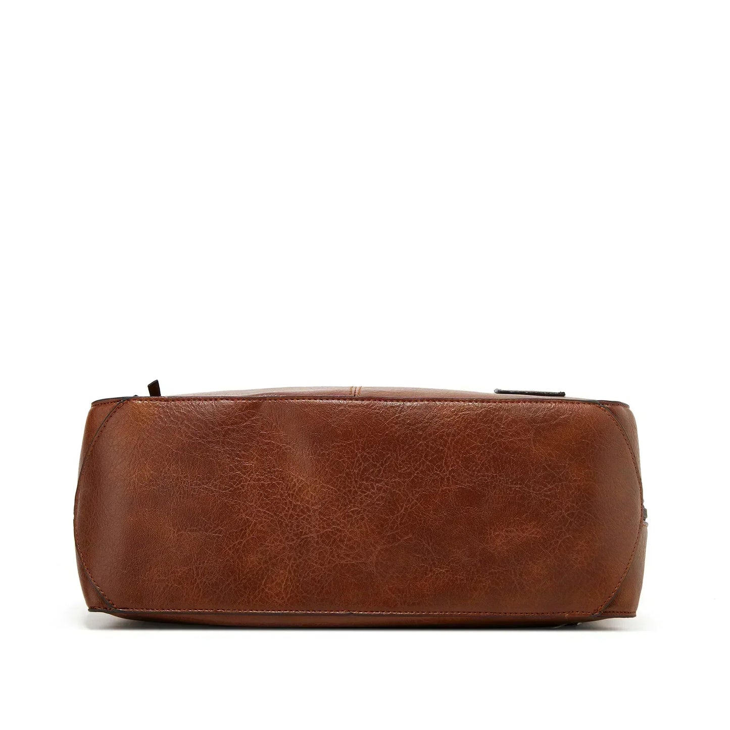 Leder Umhängetasche Elegante Damenhandtasche Schwarz