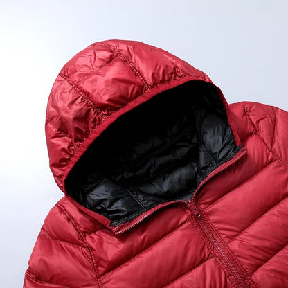 Daunenjacke Kapuzenjacke Warm Winter Damen