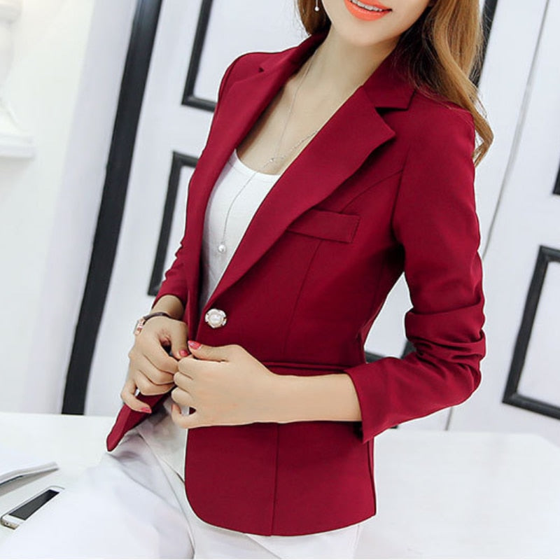 Leder Blazer Damen Kurz Modern - BerlinGlamour