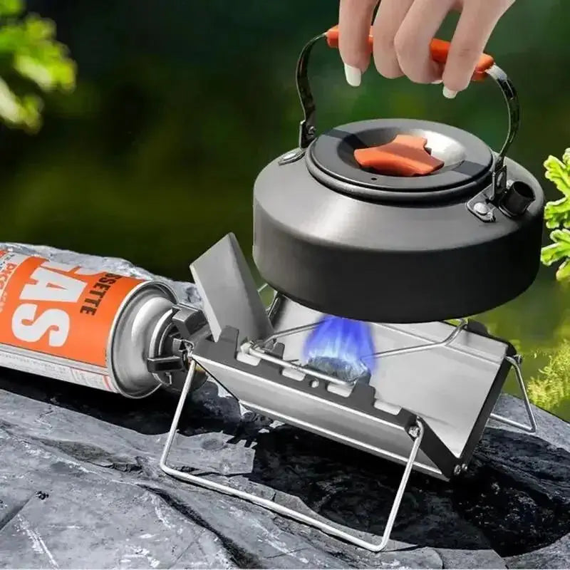Zusammenklappbarer Gaskocher Ultraleicht Outdoor Camping