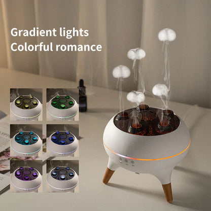 Ultraschall Luftbefeuchter Aroma Diffuser Modern Schwarz - BerlinGlamour