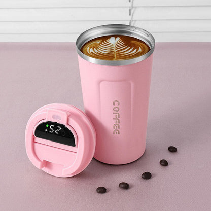 Smart Kaffeemug LED Thermos Becher Temperaturanzeige