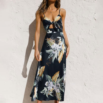 Jasmin Damen Hochzeitskleid Blumen Maxi Kleid Sommer