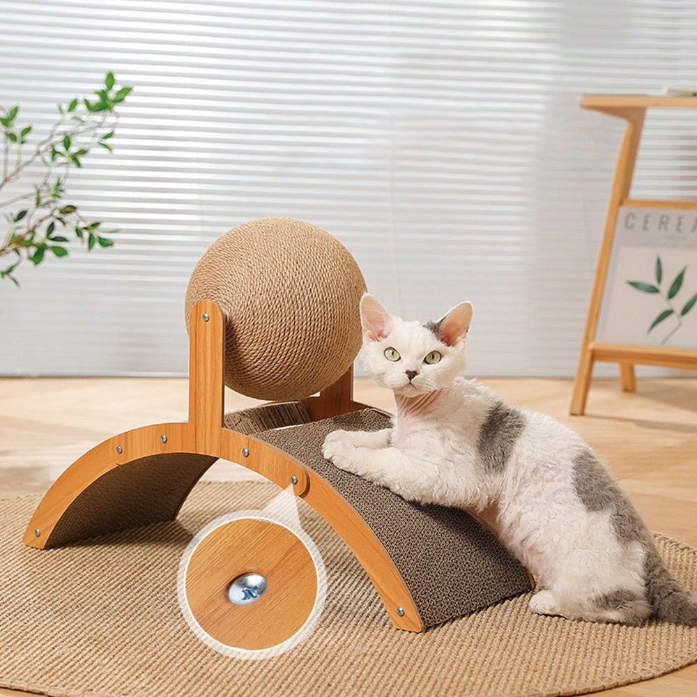 Holz Kratzbrett für Katzen Spaß Spielzeug