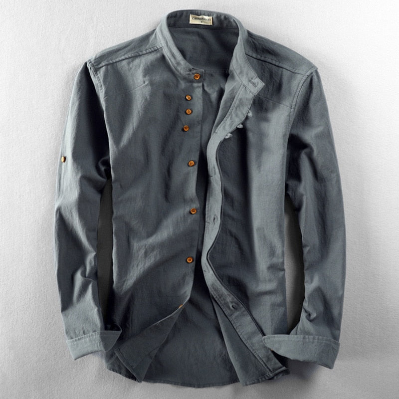 BerlinGlamour | Herren Kimono Hemd Slim Fit Modern