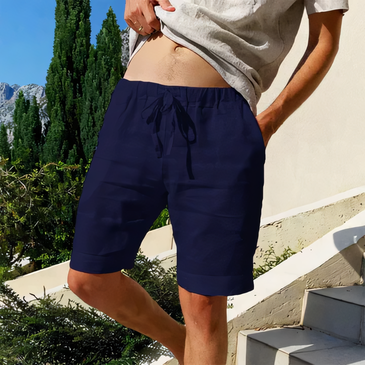 Bequeme Herren Kurz Hose Sommer