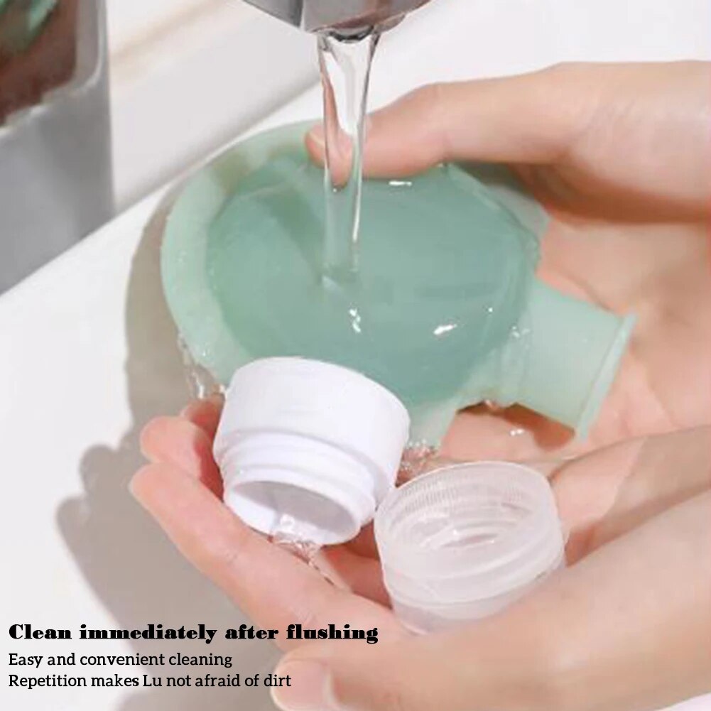 Reise Flasche Auslaufsicher Silikon Quetschflasche 100ml