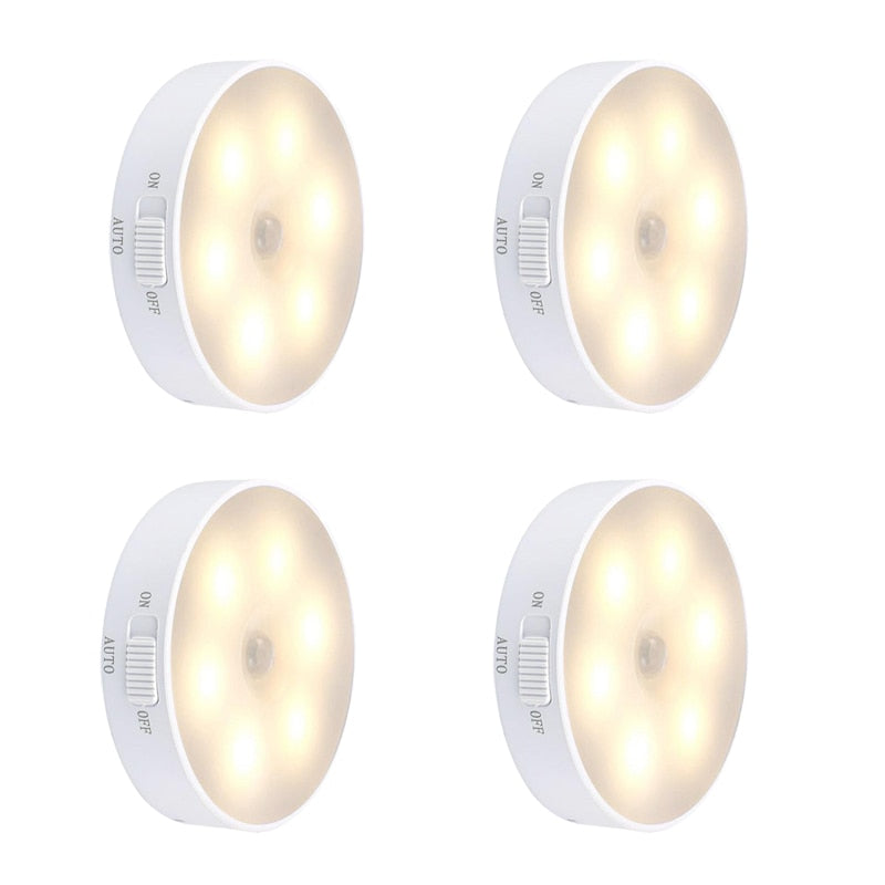 LED Nachtlampe Mini Bewegungsmelder Klebbar
