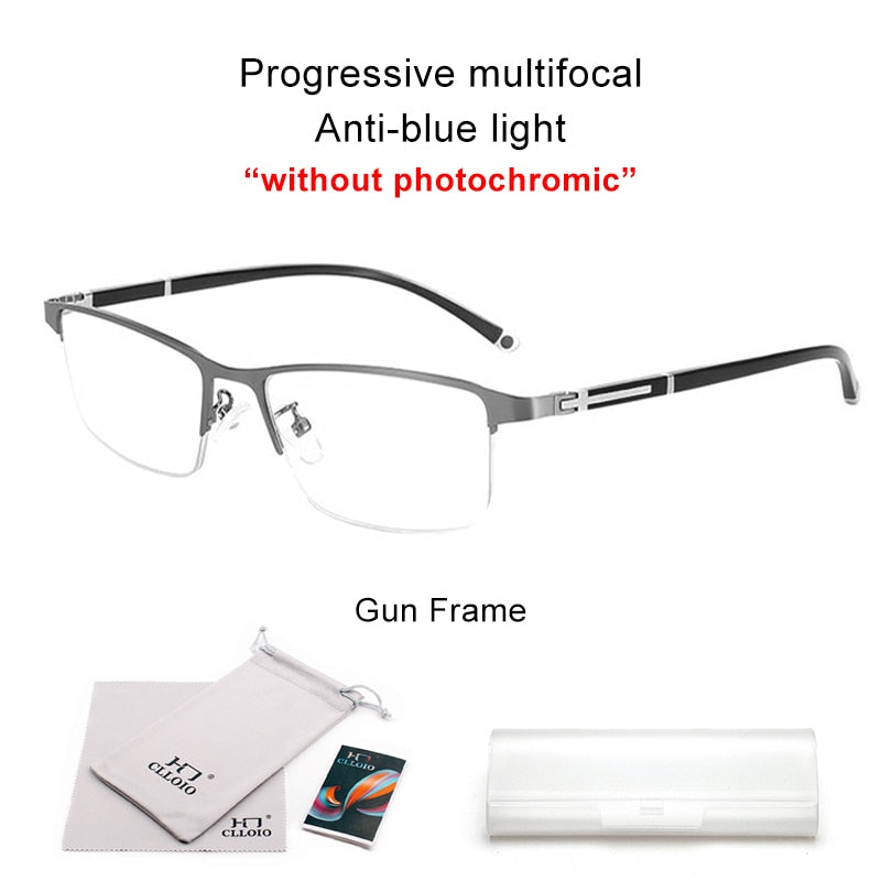 Moderne Anti-Blaulicht-Brille Multifokal