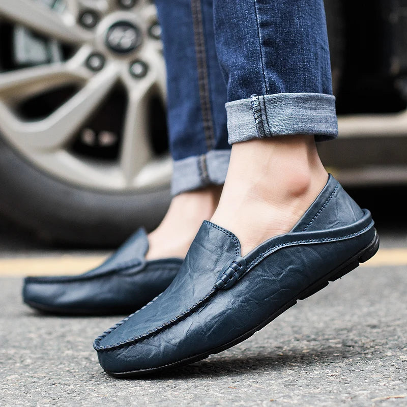 Italienische Lederloafer für Herren Echtleder Qualität - BerlinGlamour