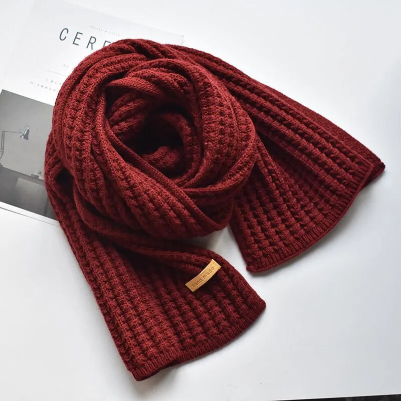 Weicher Strickwollschal Gemütlich Warm