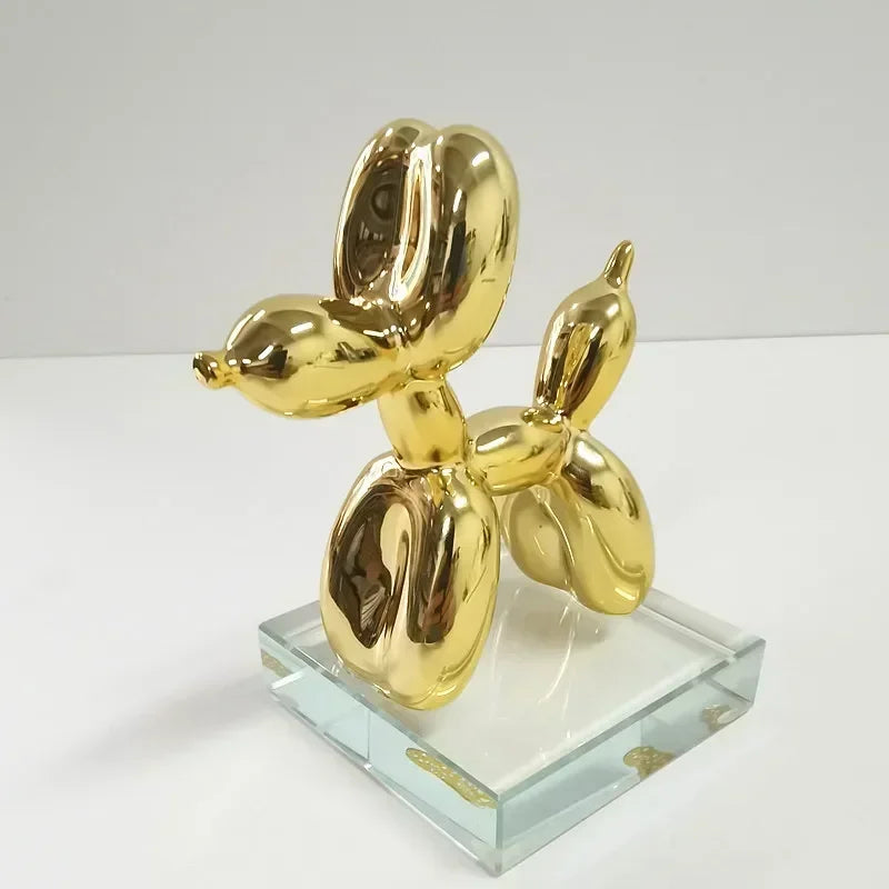 Nordische Hund Skulptur Harz Figur Dekoration