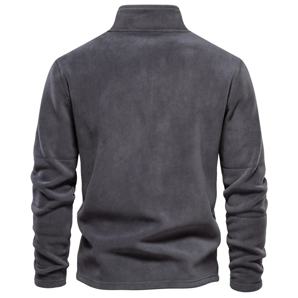 Fleece Rollkragenpullover Warm Modern
