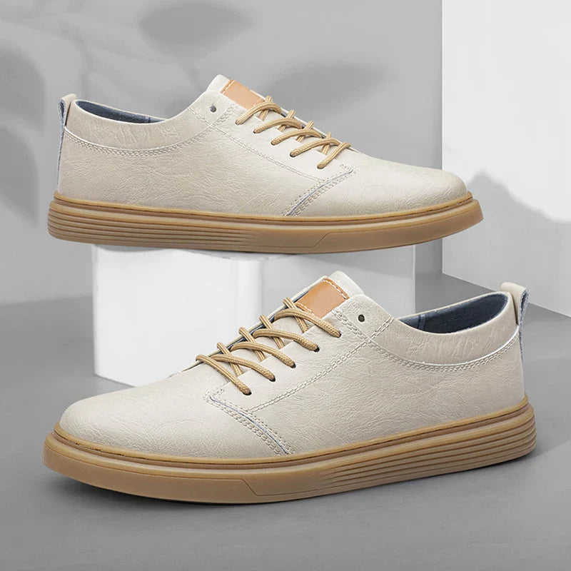 Herren Leder Sneaker Echtleder Sportschuhe
