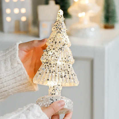 Weihnachtsbaum Lampe LED Frosted Glass Modern