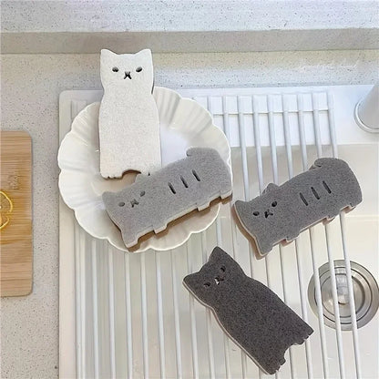 Mini Katzen Reinigungsschwamm Mehrzweck Microfaserschwamm