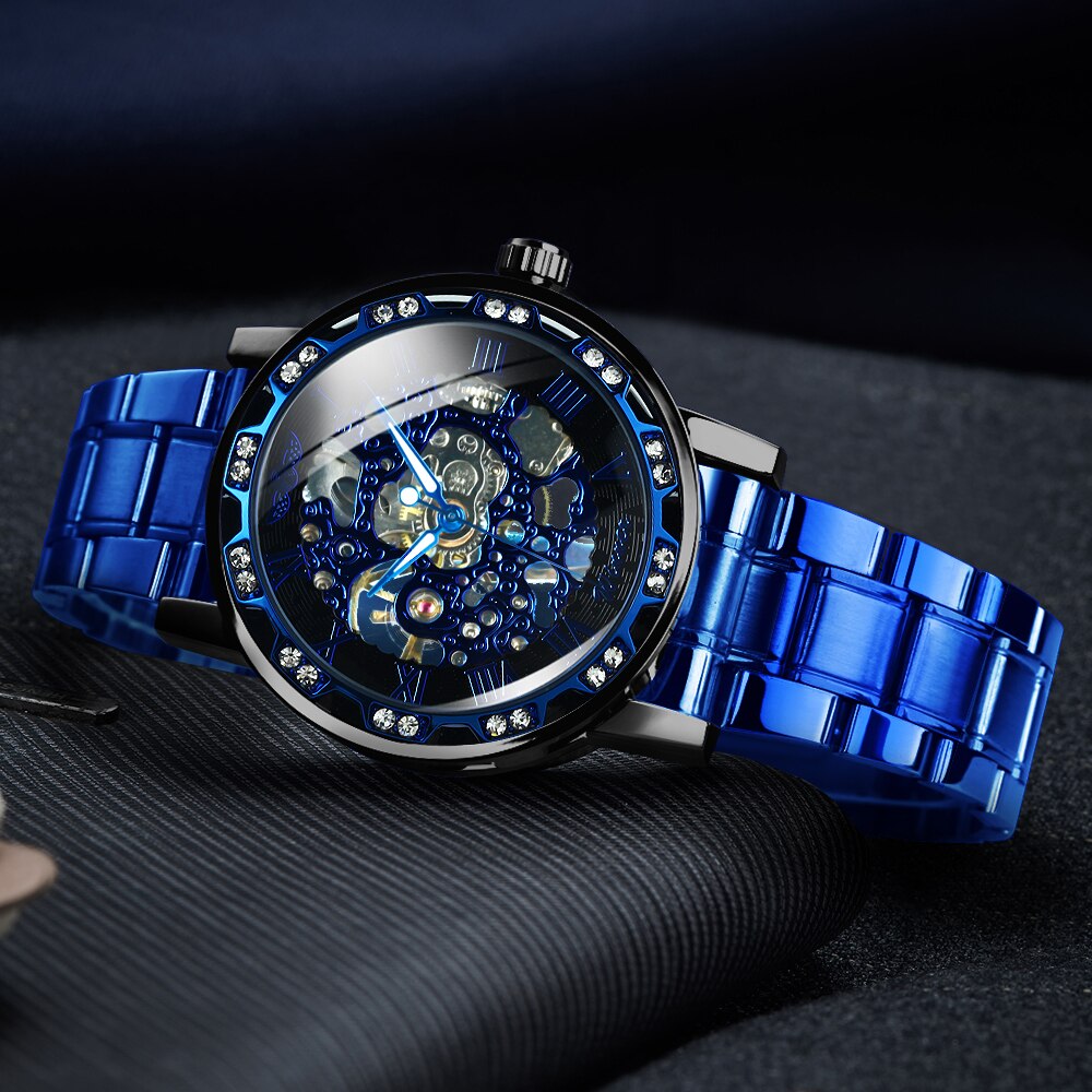 Titan Skelettuhr Mechanisch Leuchtend Elegant