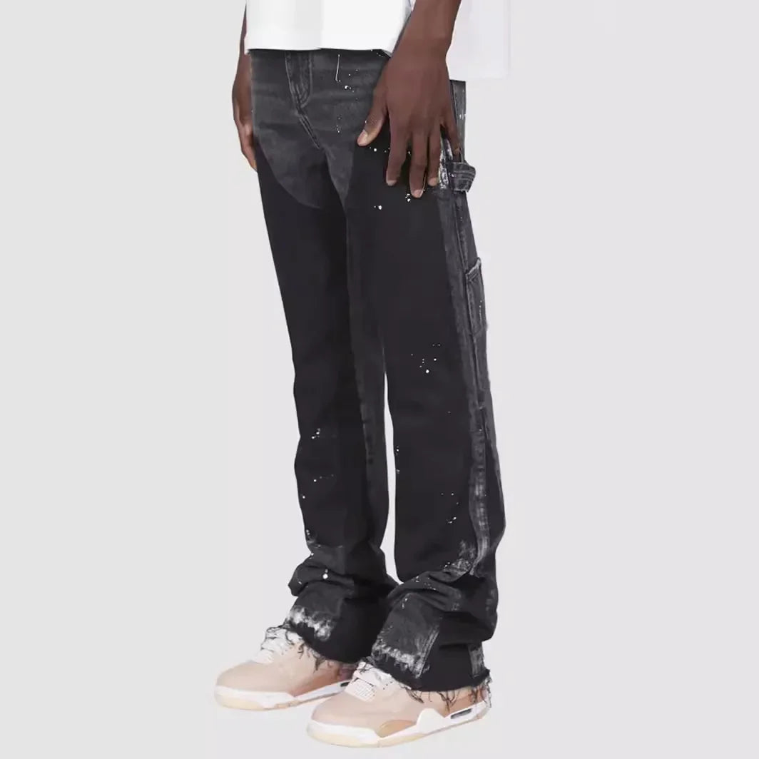Herren Schlagjeans Lagenlook Style Modern