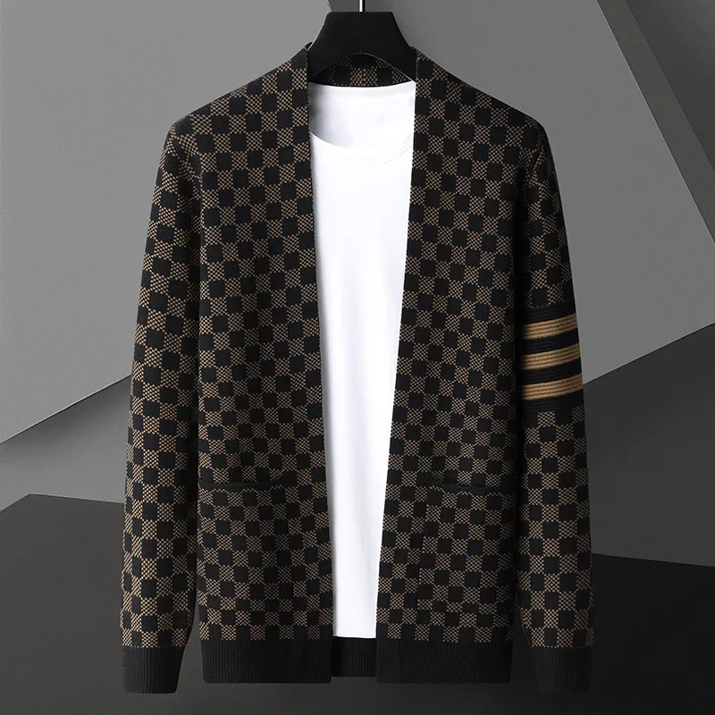 Herren Cardigan Warm Stilvoll Premium Qualität - BerlinGlamour