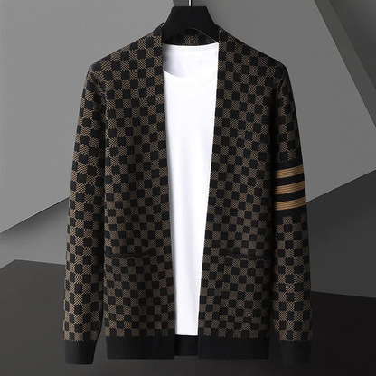 Herren Cardigan Warm Stilvoll Premium Qualität - BerlinGlamour