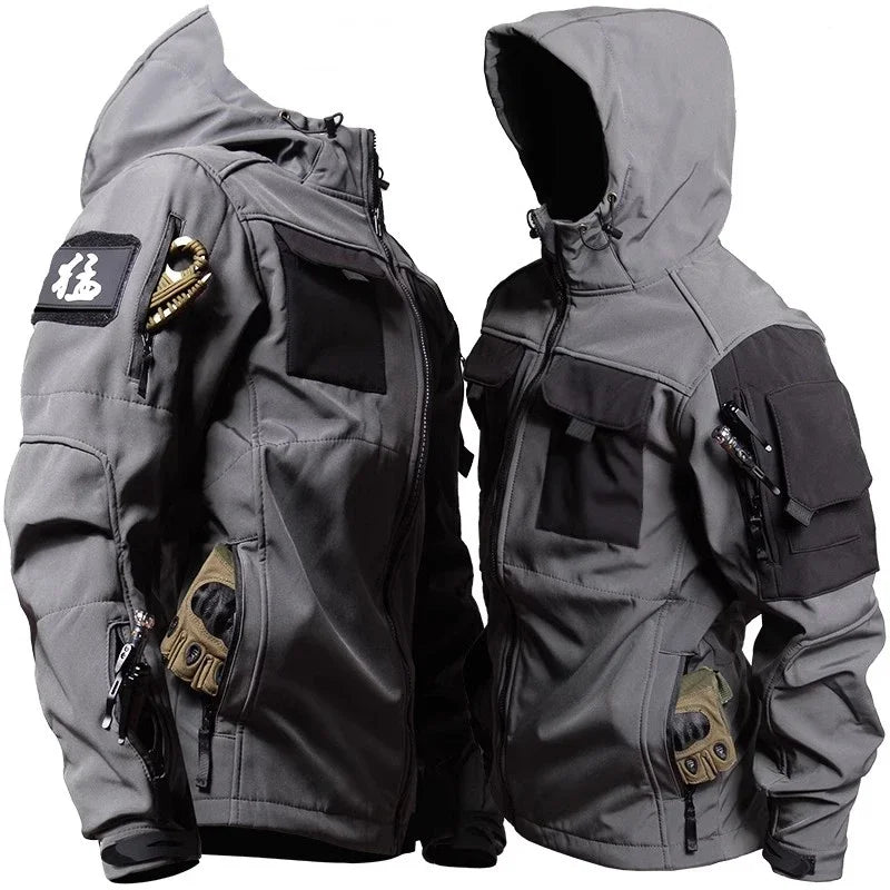 Wasserdichter Thermoanzug Herren Warm Mehrere Taschen