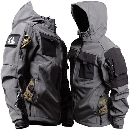 Wasserdichter Thermoanzug Herren Warm Mehrere Taschen