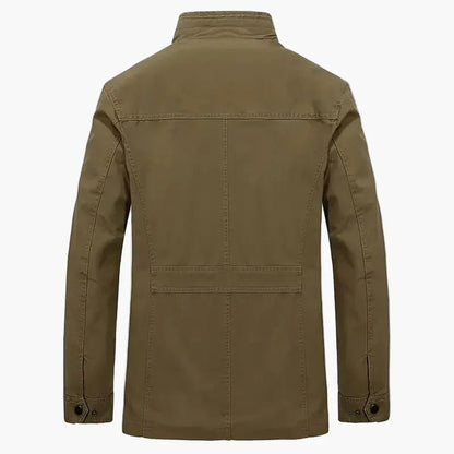 Freizeitjacke Stehkragen Multitaschen Lässig Outdoor