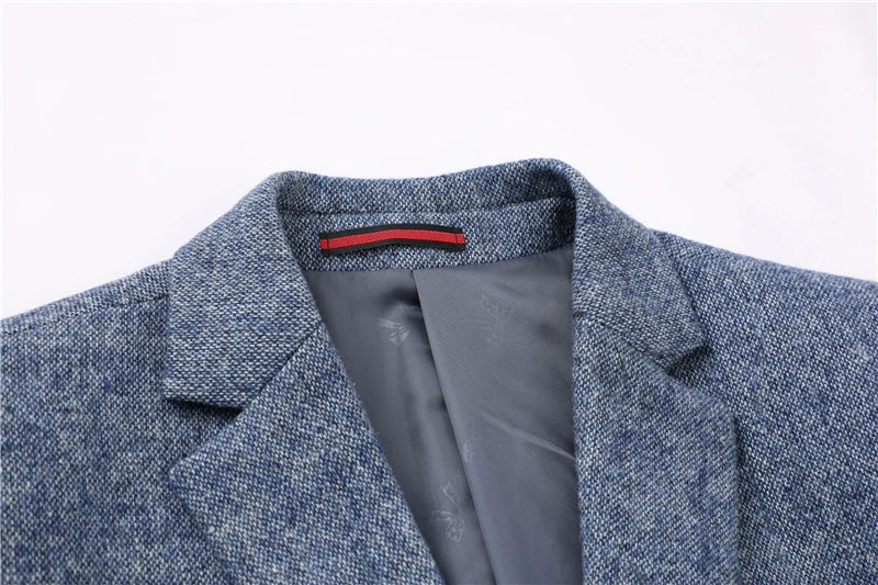 Eleganter Herren Blazer Grau Slim Fit