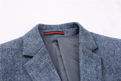 Eleganter Herren Blazer Grau Slim Fit