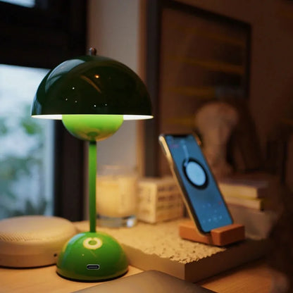 Italienische Tischlampe LED Verstellbar Wiederaufladbar