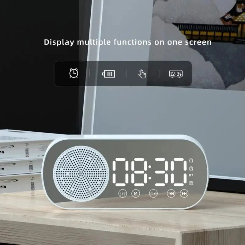Bluetooth Weckuhr mit Lautsprecher und Radio