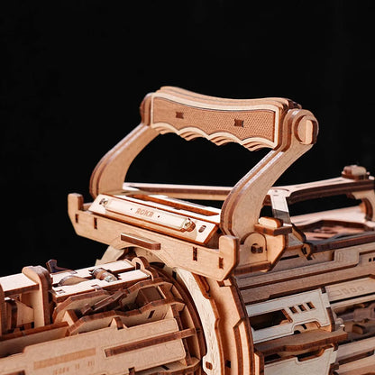 Holz Spielzeugpistole 3D Puzzle Rapid Fire Launcher