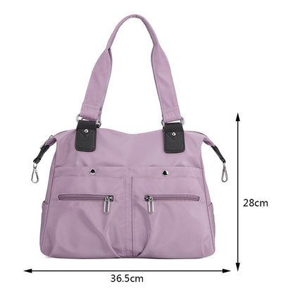 Große Wasserdichte Handtasche Damen Robust mit viel Stauraum - BerlinGlamour