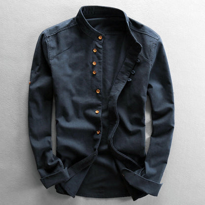 BerlinGlamour | Herren Kimono Hemd Slim Fit Modern