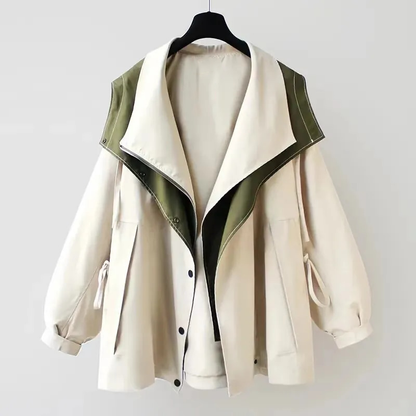 Regenjacke Damen Wasserdicht Elegante Frauenjacke