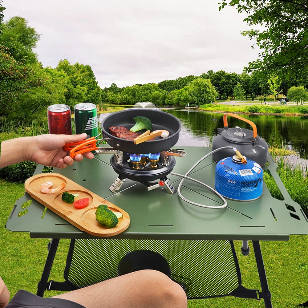 Gasgrill Tragbar Outdoor Kocher Schnellzündung portable