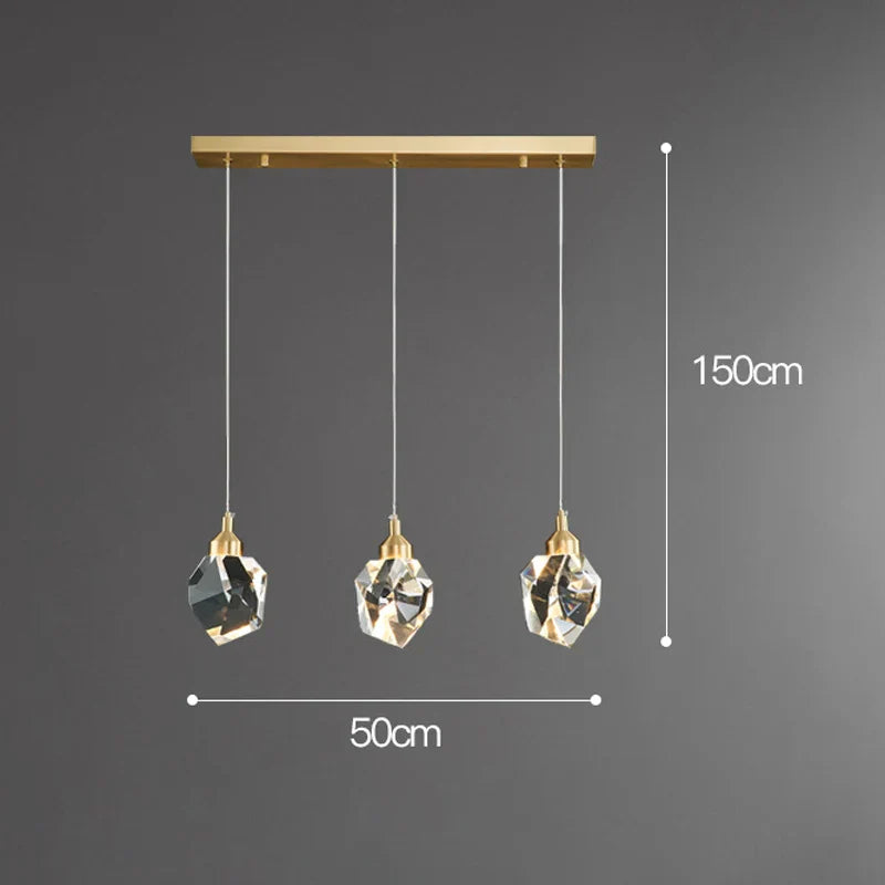 Kristall Pendelleuchte Elegant Luxus Modern