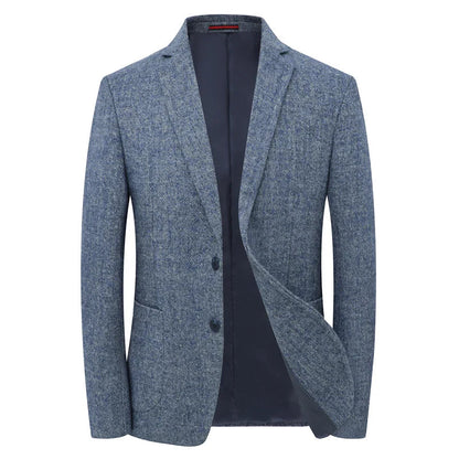 Eleganter Herren Blazer Grau Slim Fit