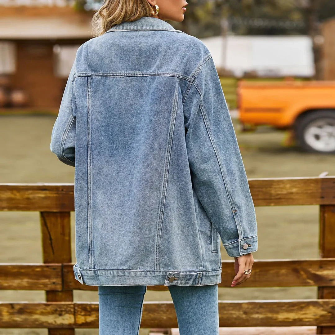 Moderne Denim Jacke Damen