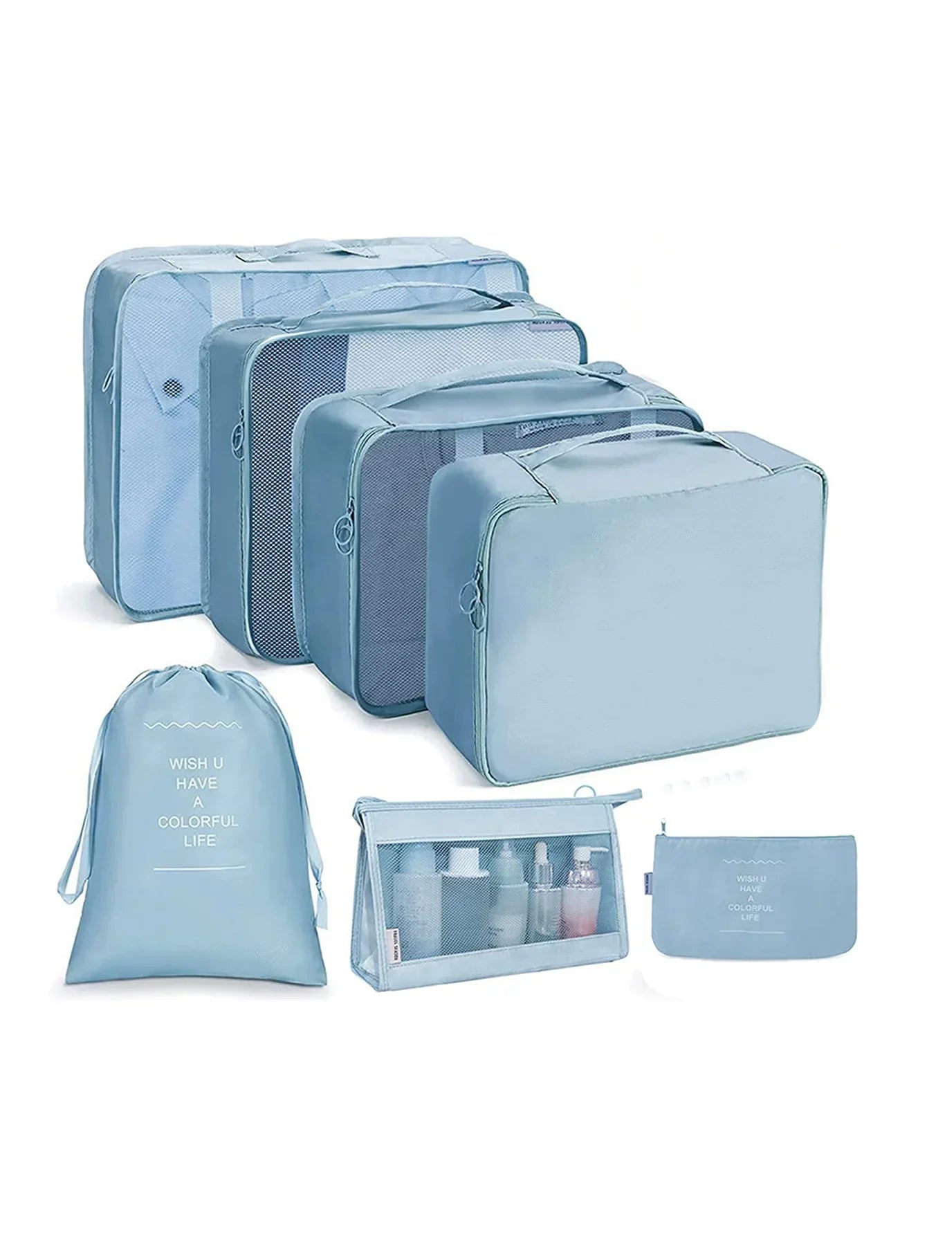 Reise-Organizer Set 7-10-teilig Faltbar Koffer-Boxen